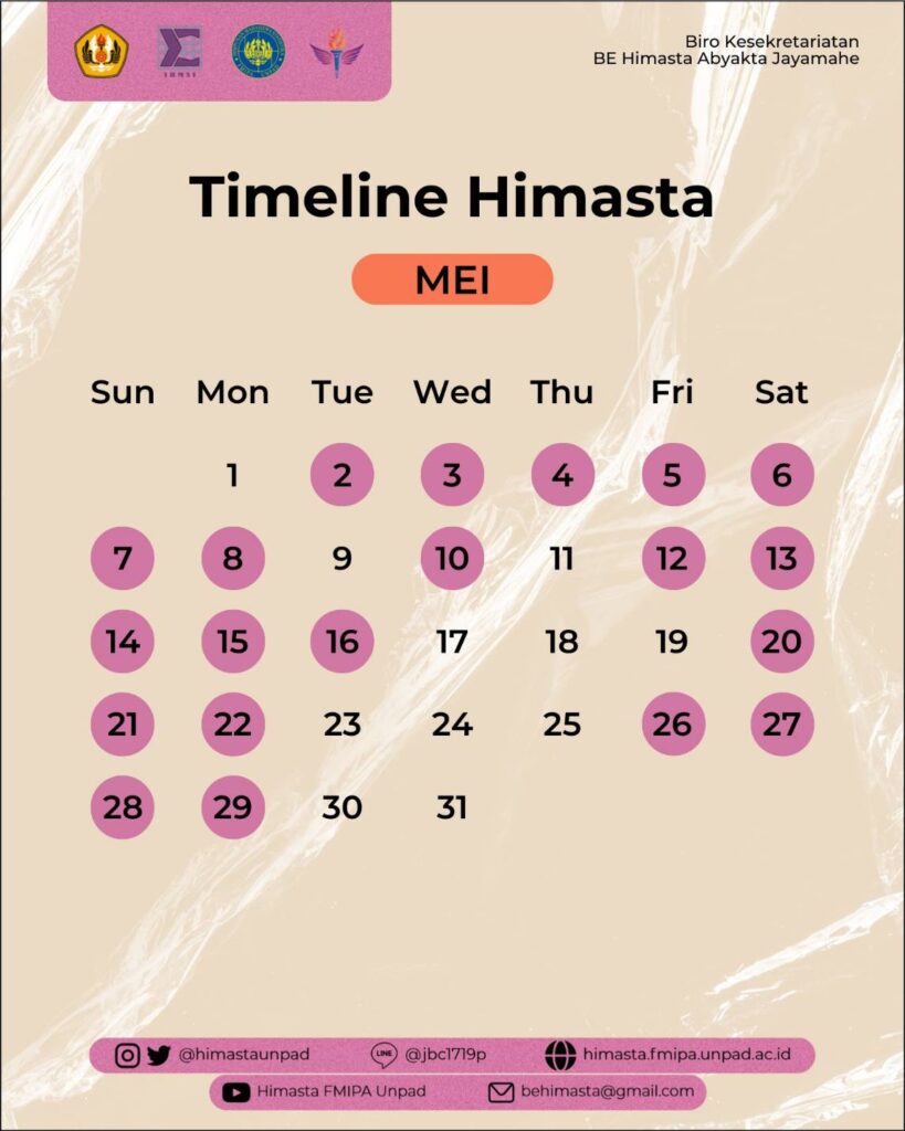 Timeline Himasta Mei Himasta