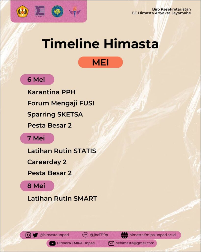 Timeline Himasta Mei Himasta