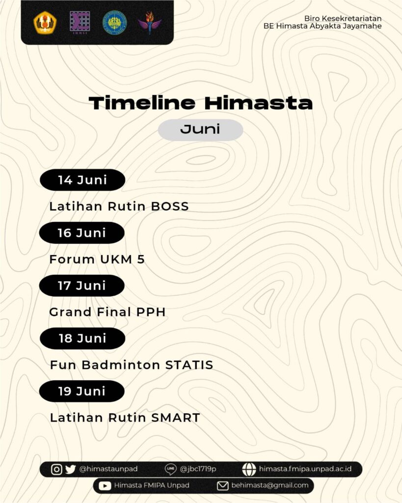 Timeline Himasta Juni Himasta