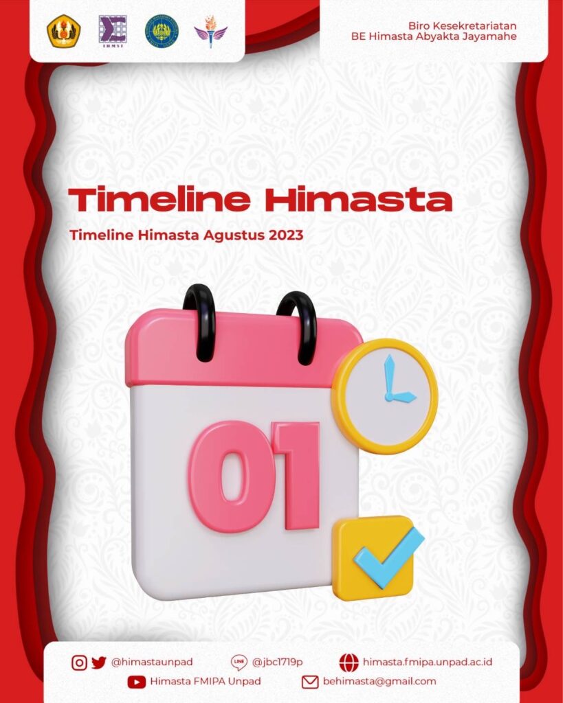 Timeline Himasta Agustus Himasta